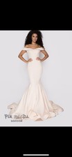Nude Pia Michi Long Gown Size 12