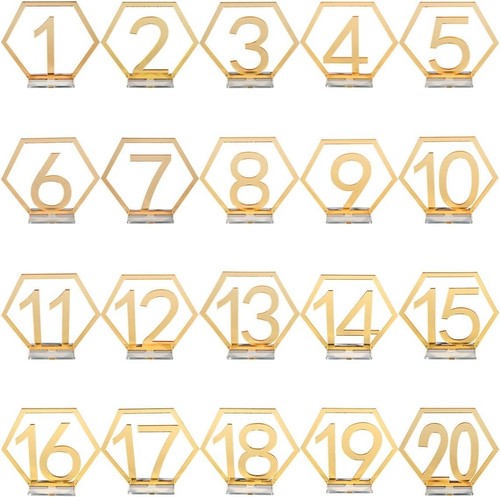 Wedding table numbers 20 - table, 1-20