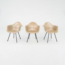 1954 Herman Miller Eames Rope Edge DAX Arm Shell Dining Chair X Base 3 Available