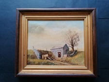 Vintage Oil Painting, Cart