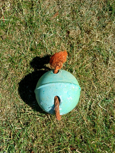Old worn small sea - bouy, with
