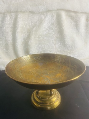 Antique willow pattern - pattern, brass