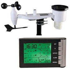 Solar powered weather station - solar,