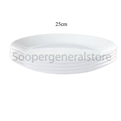 White dinner plates bowls - 4, x