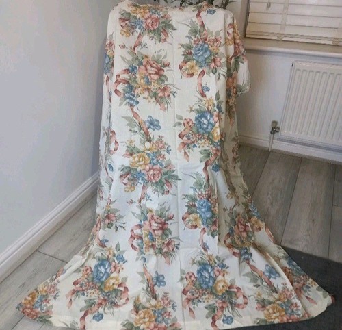 Vintage pretty floral curtains - vintage,