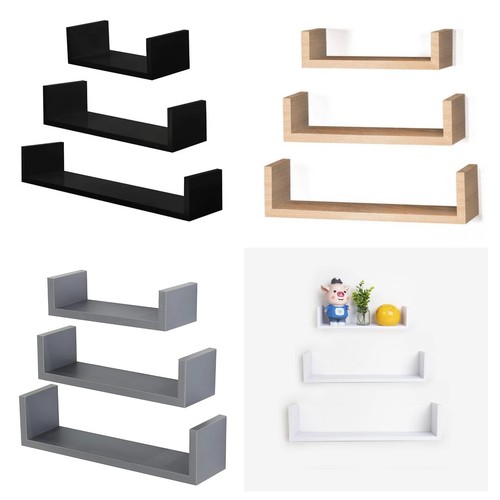 Set floating shelves wall - of,