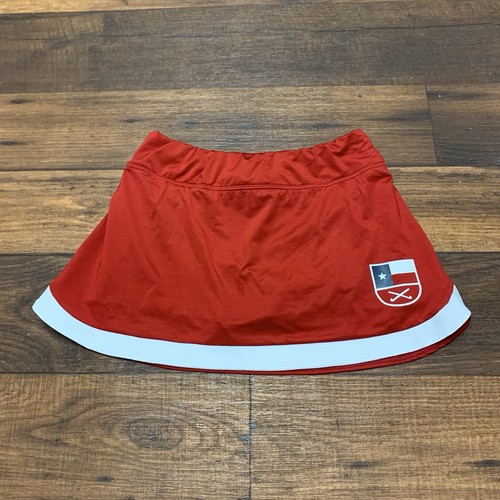 Girl red white skort - m,