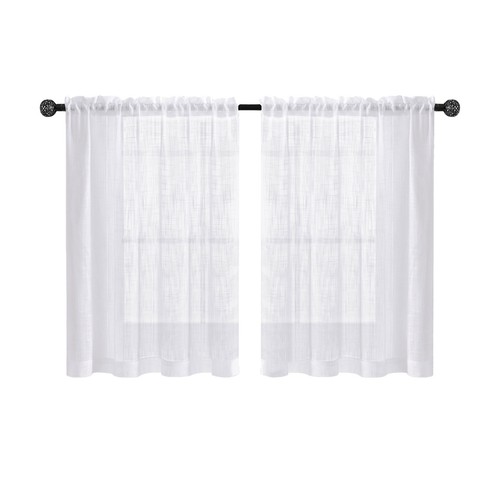 Voile panel net lined look - voile,