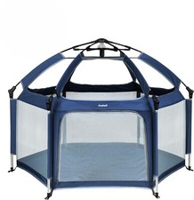 POP 'N GO Premium Indoor and Outdoor Baby Playpen - Sweet Mint Canopy With Bag