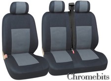 FOR TOYOTA HIACE SEAT COVERS GREY QUALITY FABRIC  2+1 MINIBUS VAN