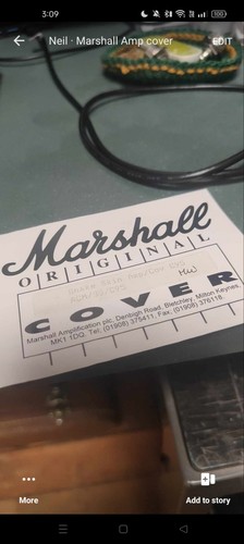 Marshall cab cover - cab,