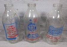 Glass Milk Bottles 1 Pint