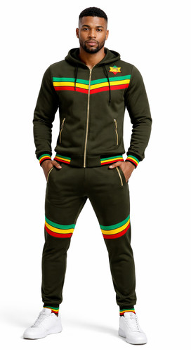 Mens tracksuit rasta - mens,