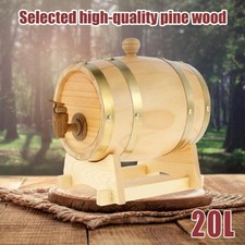 20L Wooden Wine Barrel Oak