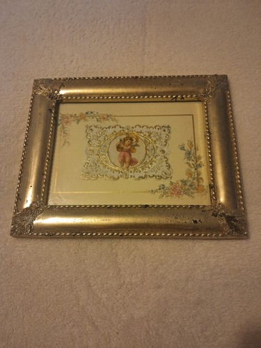 Gold guilt vintage picture - guilt,