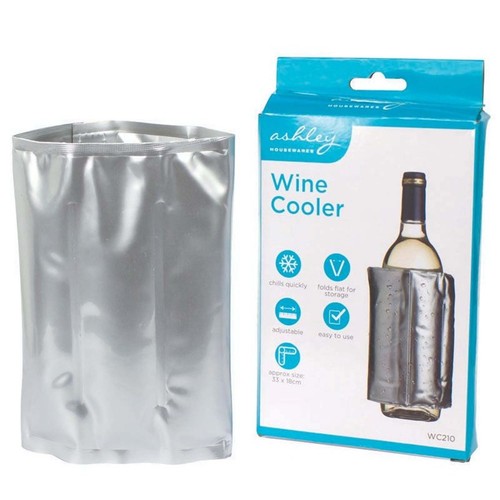 Wine bottle cooler sleeve slip - bottle,