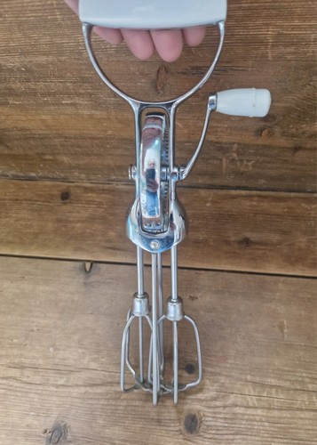 Vintage rotary hand whisk - vintage,