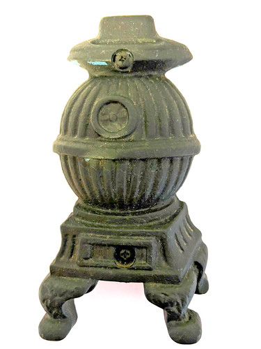 Vintage miniature black cast - black,