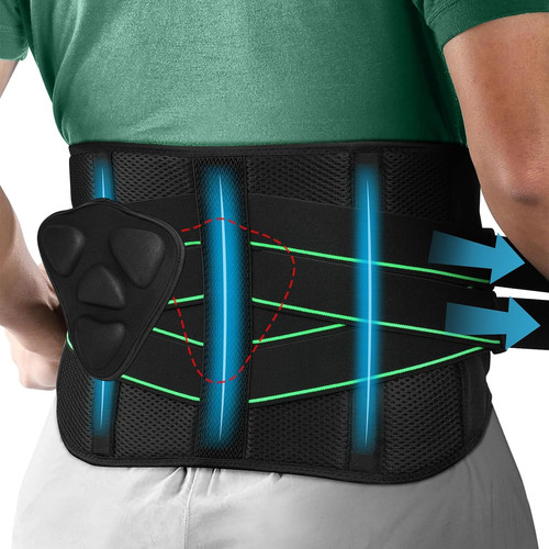 Back support belt for men - back,