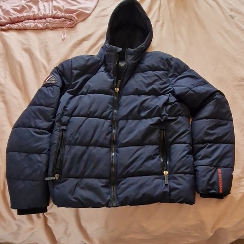 Superdry men blue hooded - men’s,