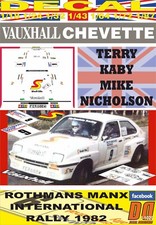 DECAL VAUXHALL CHEVETTE 2300