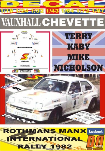 Decal vauxhall chevette - decal, 2300