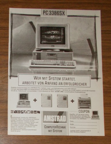 Rare advertising amstrad - advertising,