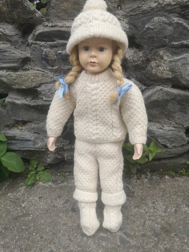 Vtg blonde porcelain face - 24",
