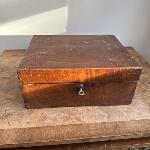 Antique victorian wooden box - antique,
