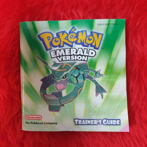 Gba pokemon emerald manual - gba,