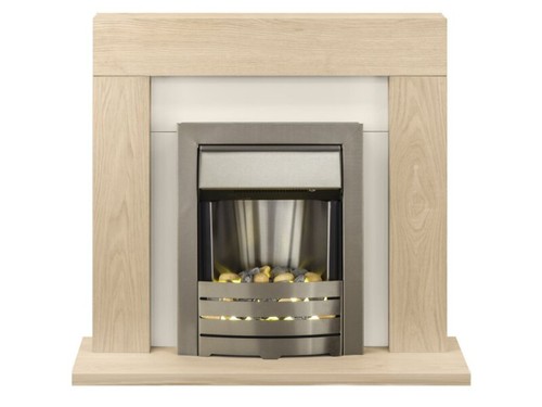 Adam malmo fireplace suite oak - adam,