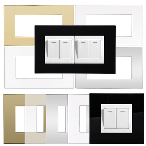 Single double socket - double,