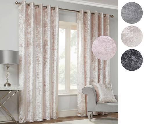 Pair crushed velvet - pair,