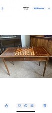 Beautiful Wooden Chess Table