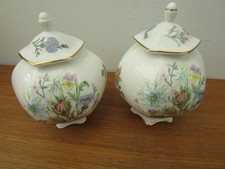 2x Vintage Aynsley Wild Tudor