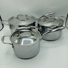 James Martin Collection Stellar Pan Set Of 3 With Lids