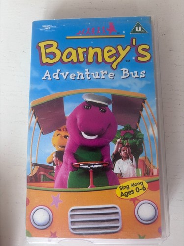 Barney adventure bus - barney's, vhs