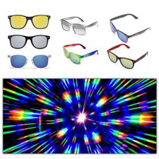 GloFX Ultimate Rave Rainbow Festival Diffraction Glasses - Mirror Lens