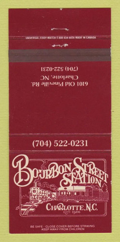 Matchbook cover bourbon - matchbook,