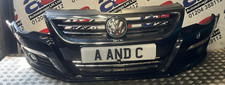 VW PASSAT CC 2008-2012 COMPLETE FRONT BUMPER WITH PARKING SENSORS BLACK (LC9X)