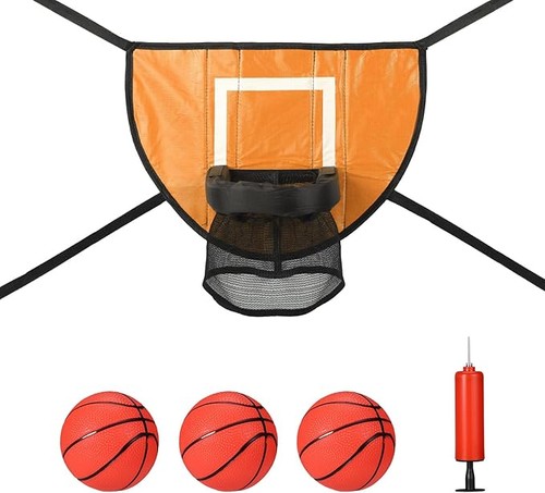 Trampoline basketball hoop - basketball,