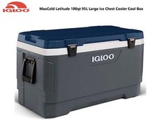 Igloo MaxCold Latitude 100qt - 95L Large Ice Chest Cooler Cool Box  IG50003