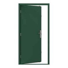 Juniper Green Security Steel Door & Frame (BS12B29) with 19 Locking Points
