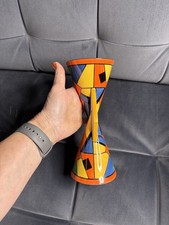 Clarice Cliff Yo-Yo vase - Cubist 