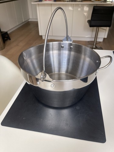 Stainless steel preserving pan - preserving,