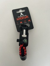 Bear Grylls Adventure Paracord Survival Bracelet with Compass & Whistle
