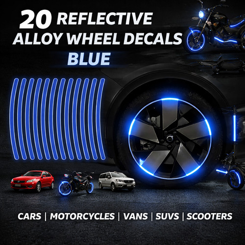 20pcs blue alloy wheels - 20pcs,