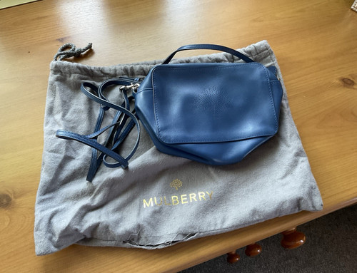 Mulberry blue leather - blue,