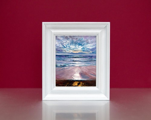 Oil painting original ocean - oil,
