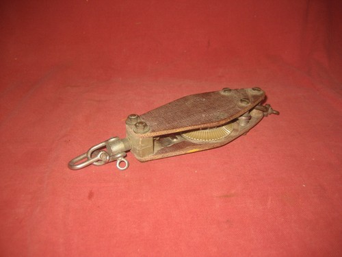 Vintage lewmar dinghy pulley - vintage,